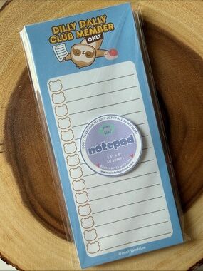 ☁️ 3/$30☁️ HANDCRAFTED NOTEPAD BY MINTCLOUDNINE - DILLY DALLY CLUB